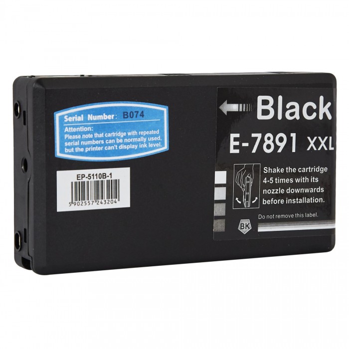 Zamiennik tuszu do Epson T7891 BK XXL (C13T789140) - czarny