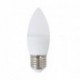 Żarówka LED E27 4W (C37 / świeczka) - zimna biel