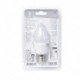 Żarówka LED E27 4W (C37 / świeczka) - zimna biel